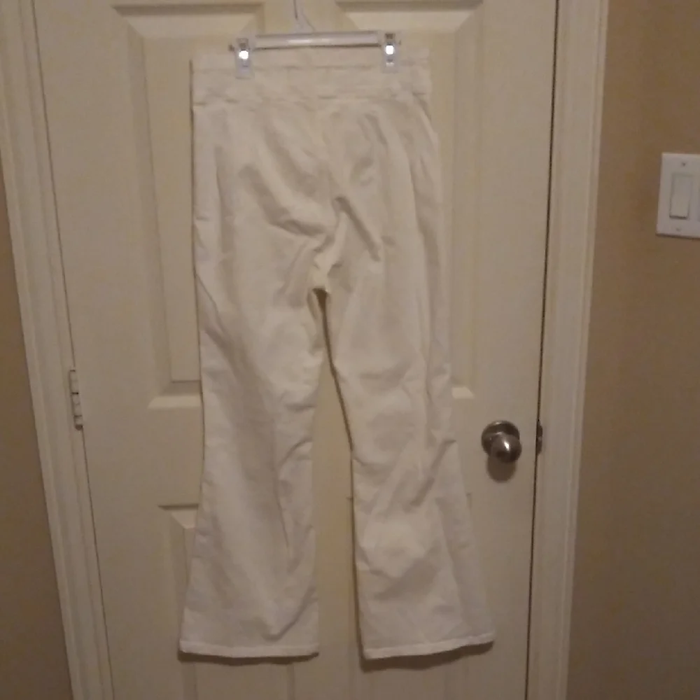 We The Free Jayde High-Waisted Flared White Denim Jeans Women's Size 29 Short - Picture 7 of 9